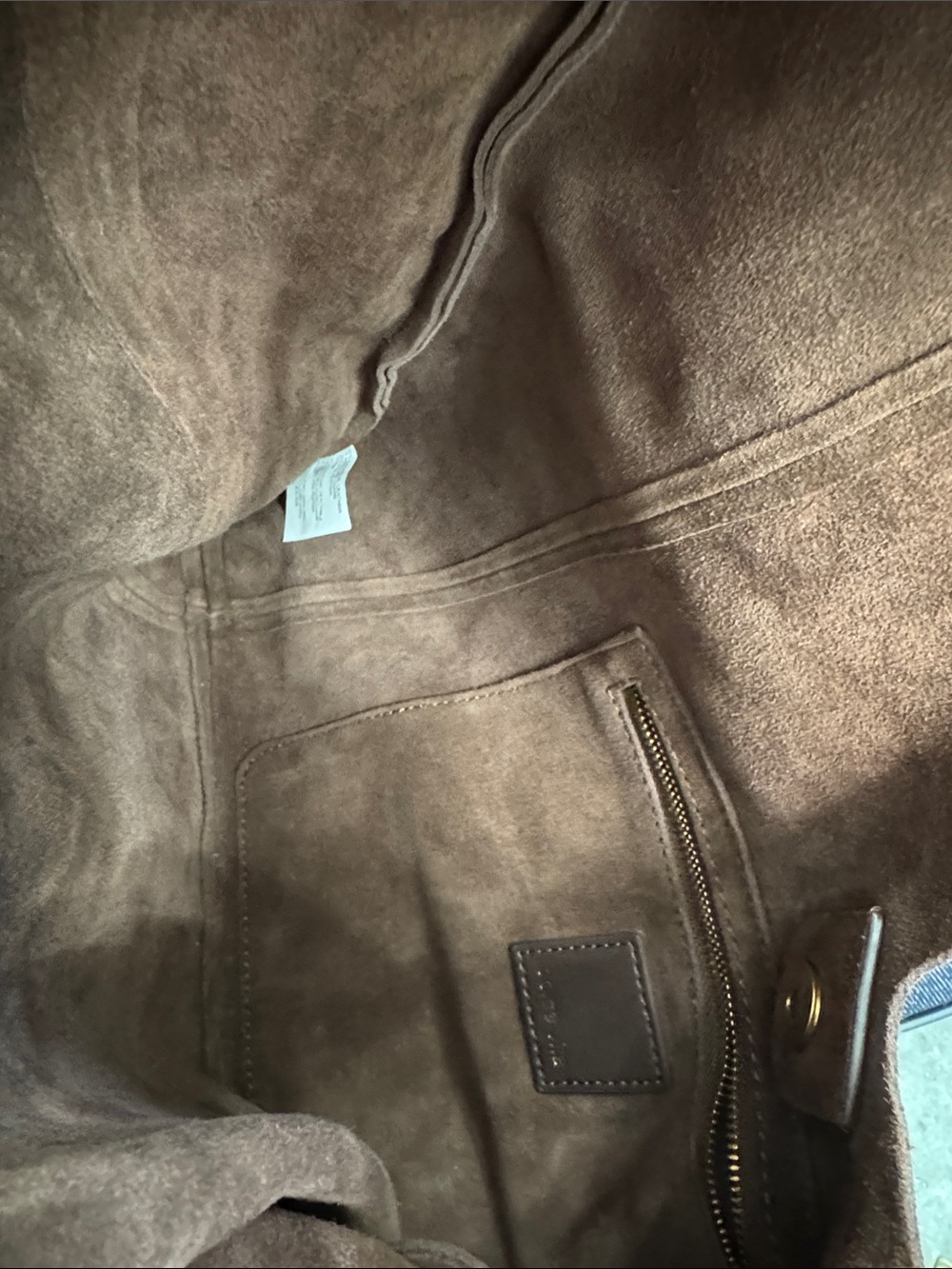 Dolce Vita Brown Suede Shoulder Hobo Bag - Picture 4 of 4